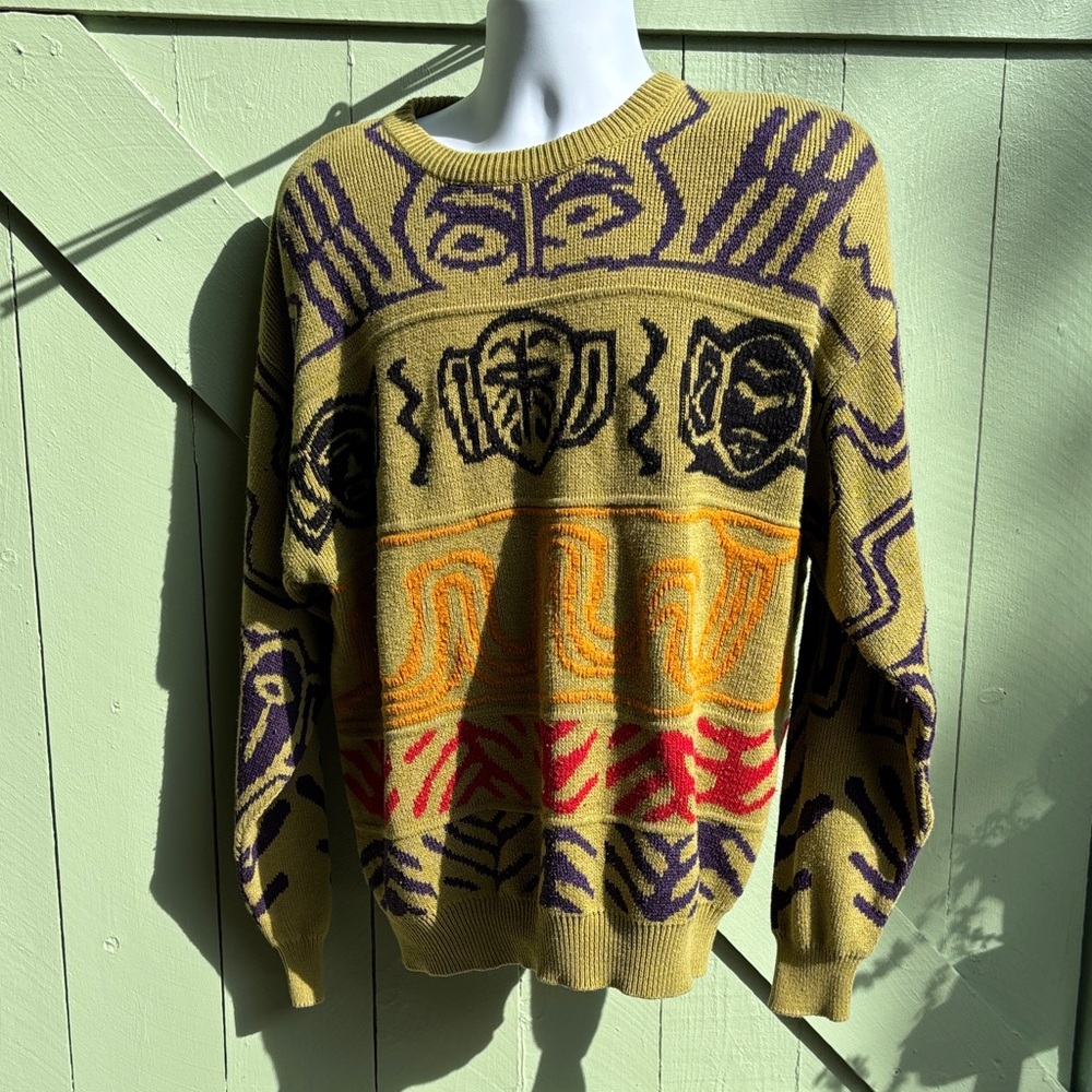 Vintage Jed Men's Graphic Crewneck Sweater - XL